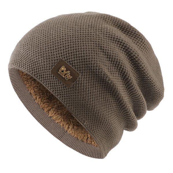 Cozy Winter Cap for Men - Wool Knit with Fleece Lining for Ultimate Warmth