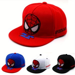 Trendy Cartoon Spider-Man Baseball Cap, Student Sun Hat