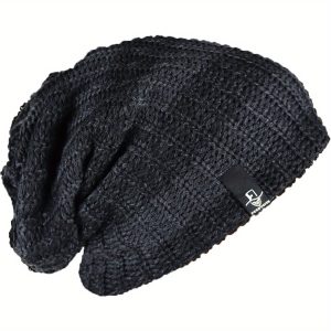 FORBUSITE Mens Slouchy Long Oversized Beanie Knit Cap for Summer Winter B08