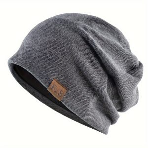 A loose knit hat, neutral color breathable windproof winter hat, suitable for running, cycling, and outdoor sports